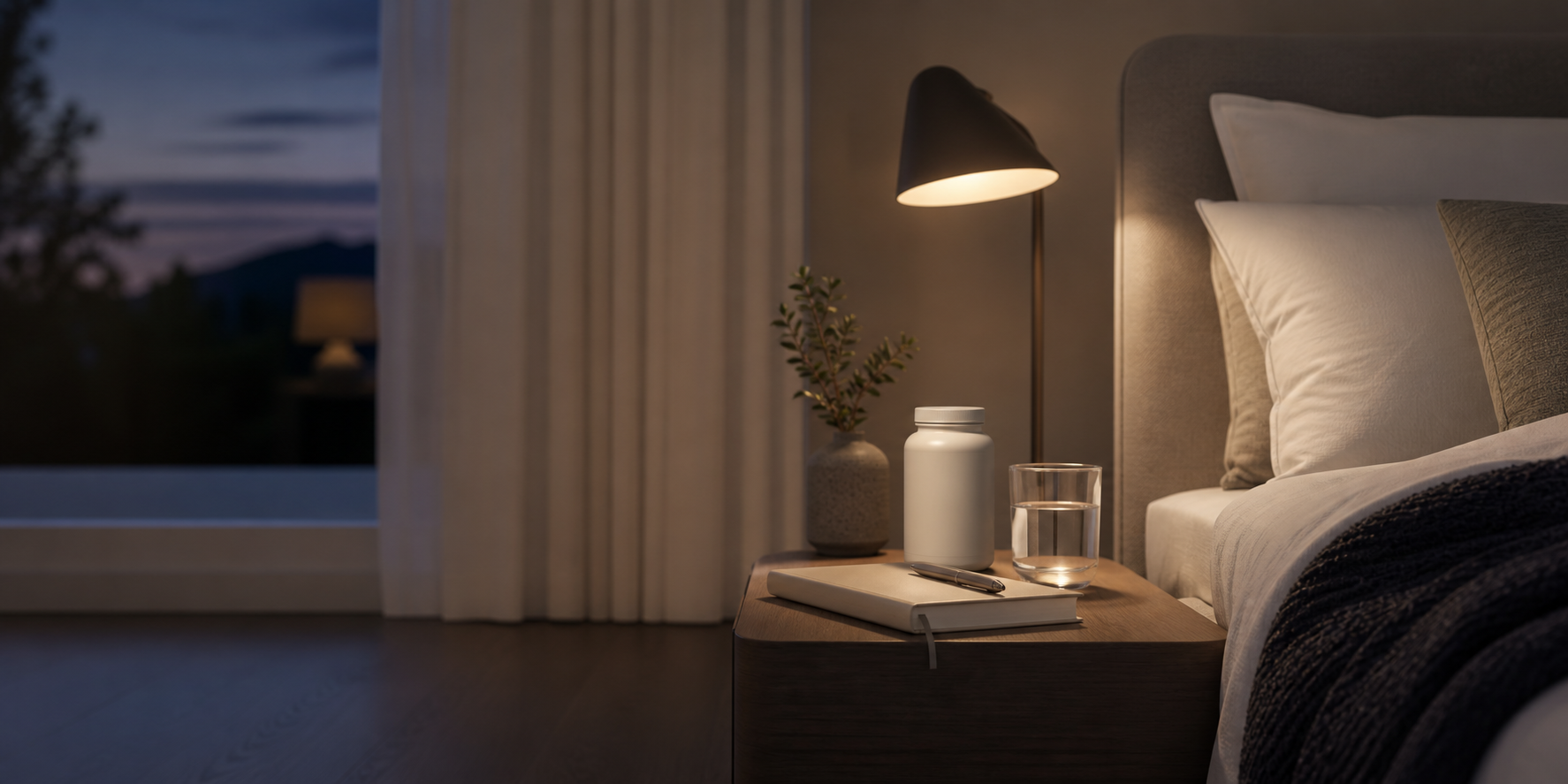 Day and night wellness routine